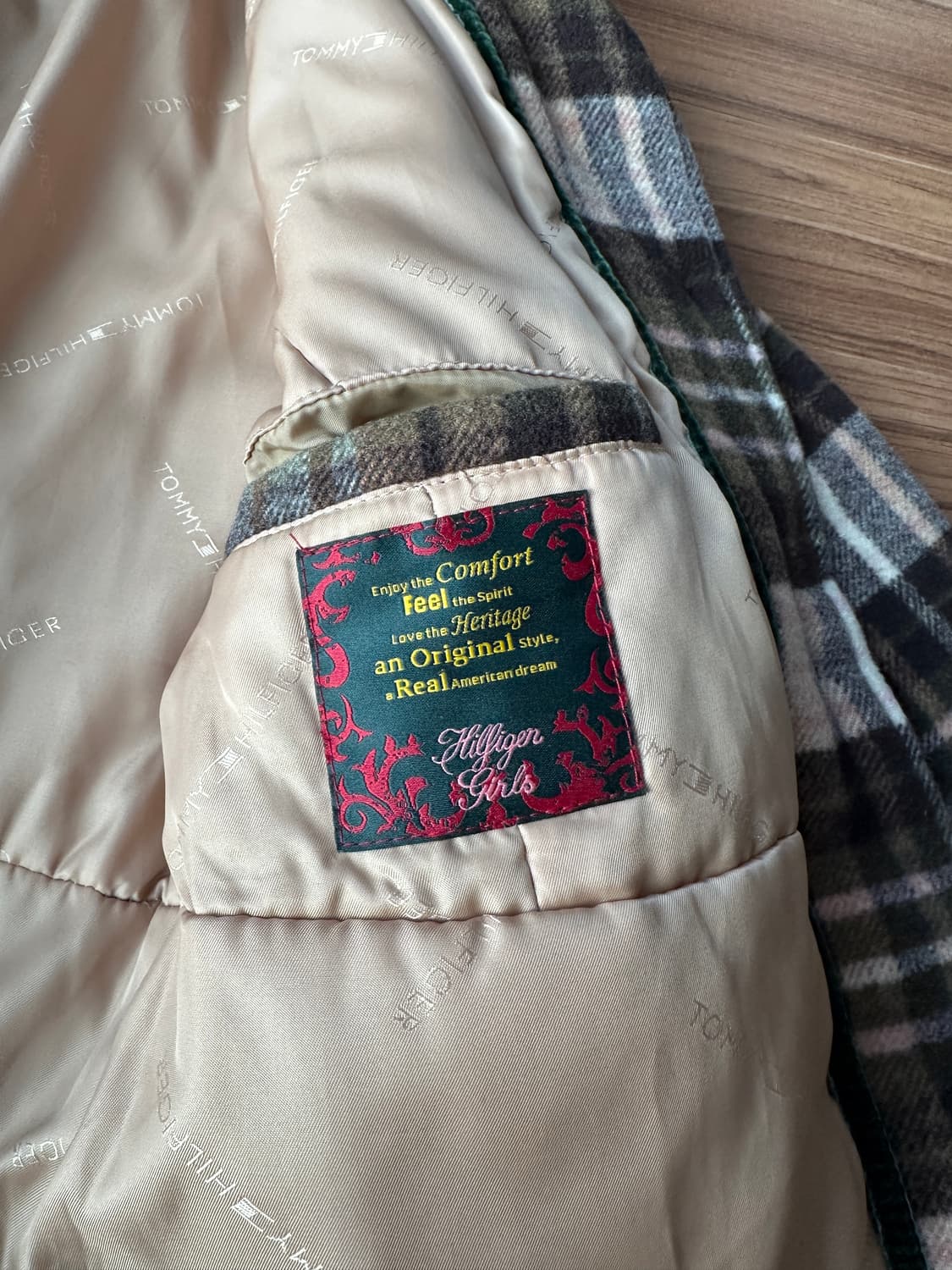 타미힐피거 걸스 체크 코트 16(85) 상품이미지9