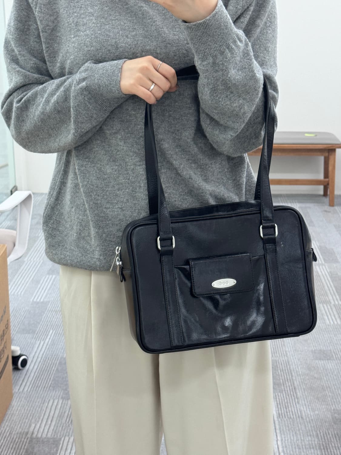 스퀘어 포켓 숄더백 상품이미지8