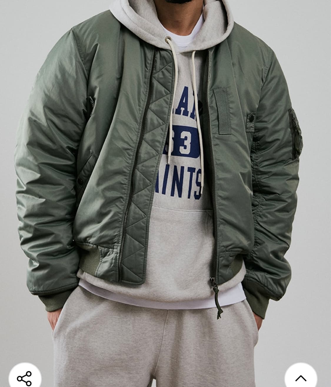 아웃스탠딩 MA-1 항공점퍼 (L) 새제품 상품이미지4