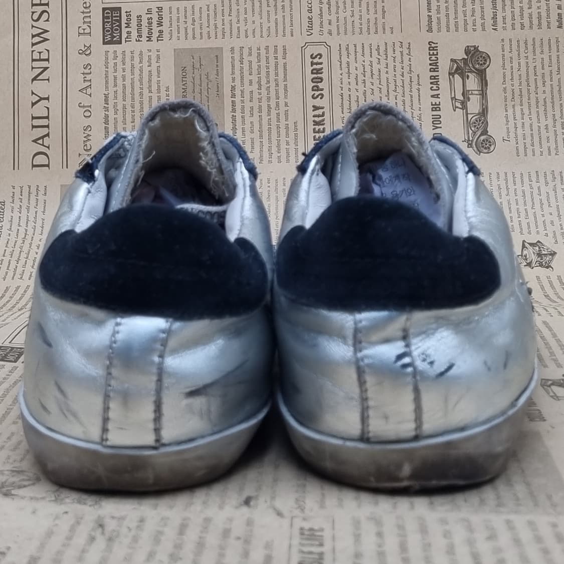 골든구스 슈퍼스타 실버블랙 스니커즈38 240 상품이미지4