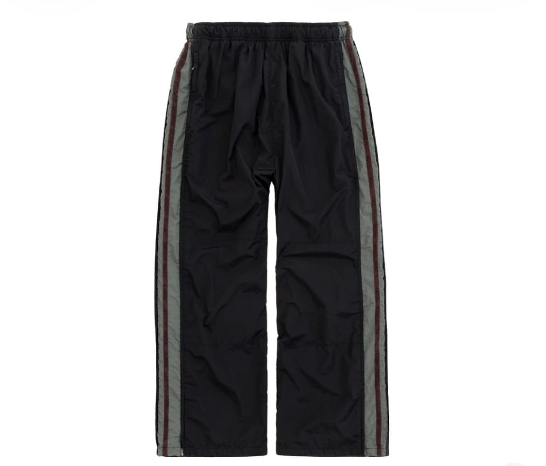 2) 폴리테루 올드스쿨 트랙팬츠 블랙 세이지 상품이미지1