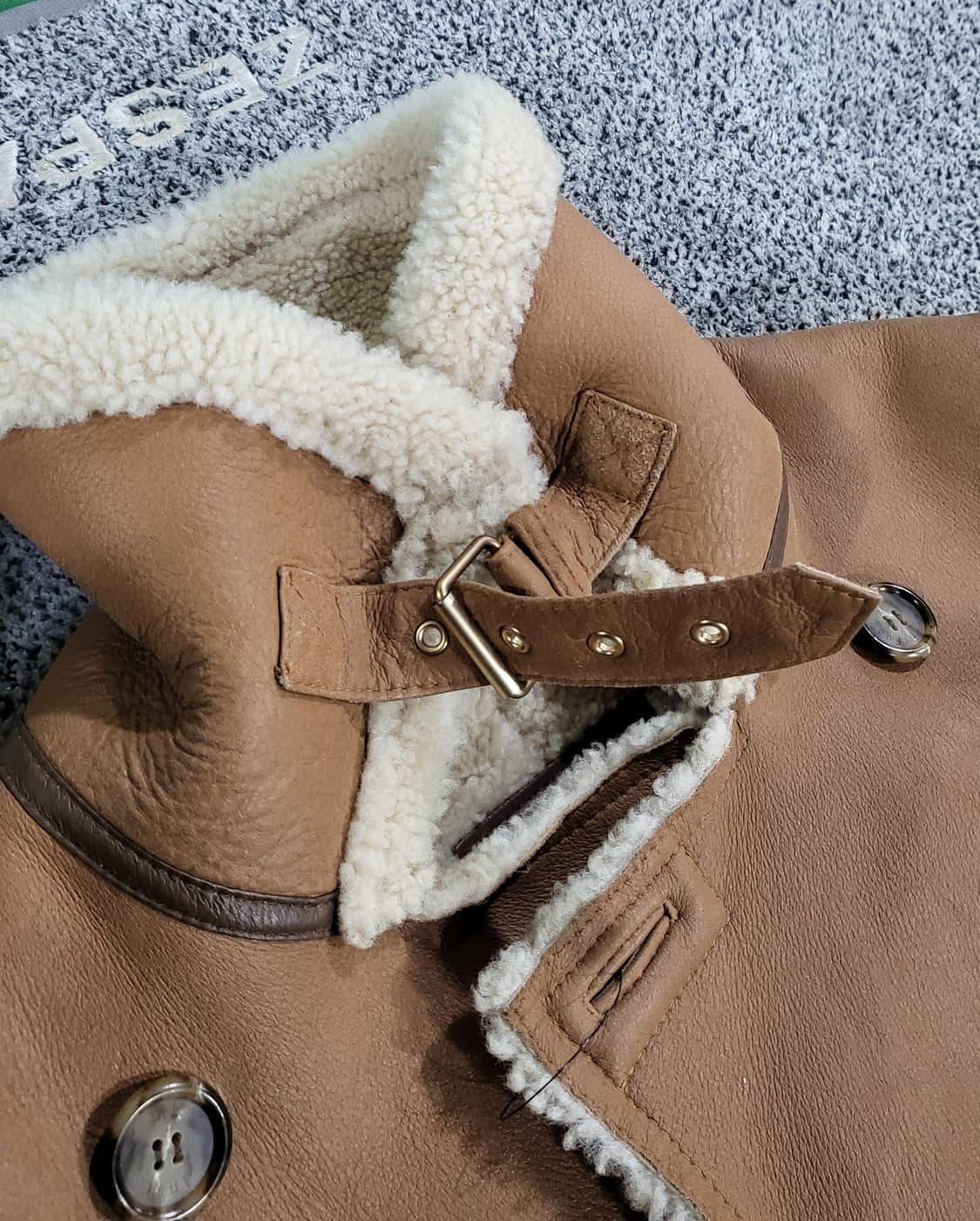 인스턴트펑크(InstantFunk) 무스탕 코트 상품이미지3