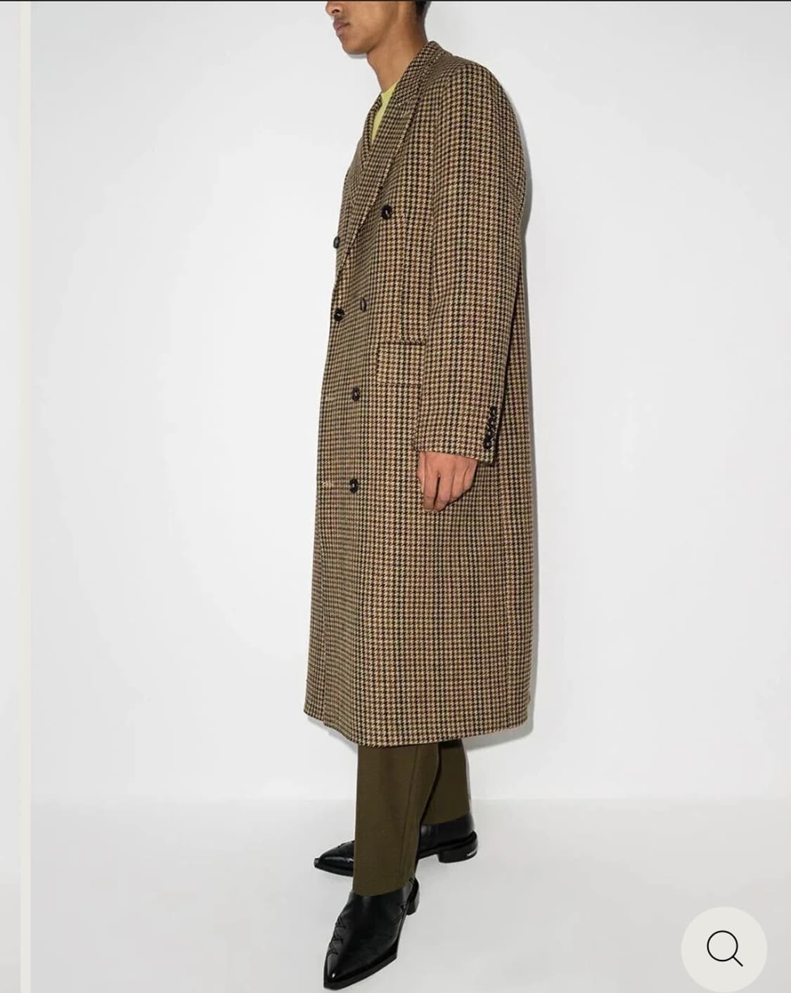선플라워 / 하운드투스 체크 패턴 코트 / 46 상품이미지2