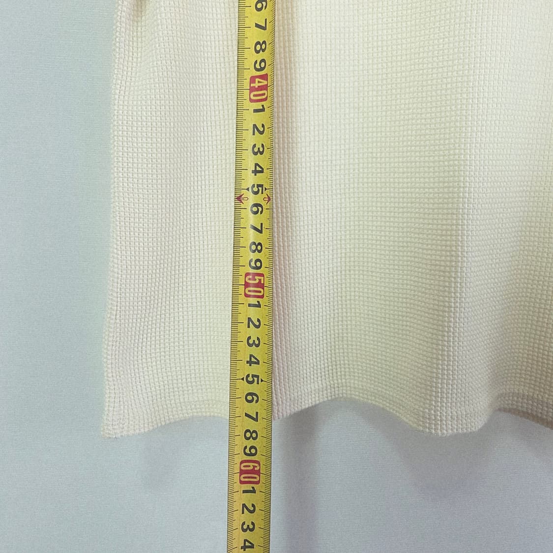 [LETTER] 레터 와플 반팔 니트 여성 상품이미지9