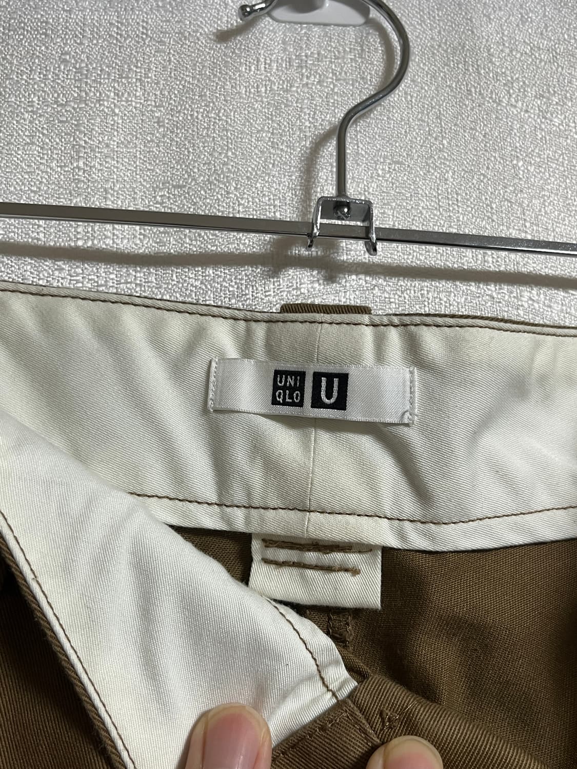 유니클로 U 세미와이드 코튼 팬츠 31 상품이미지4