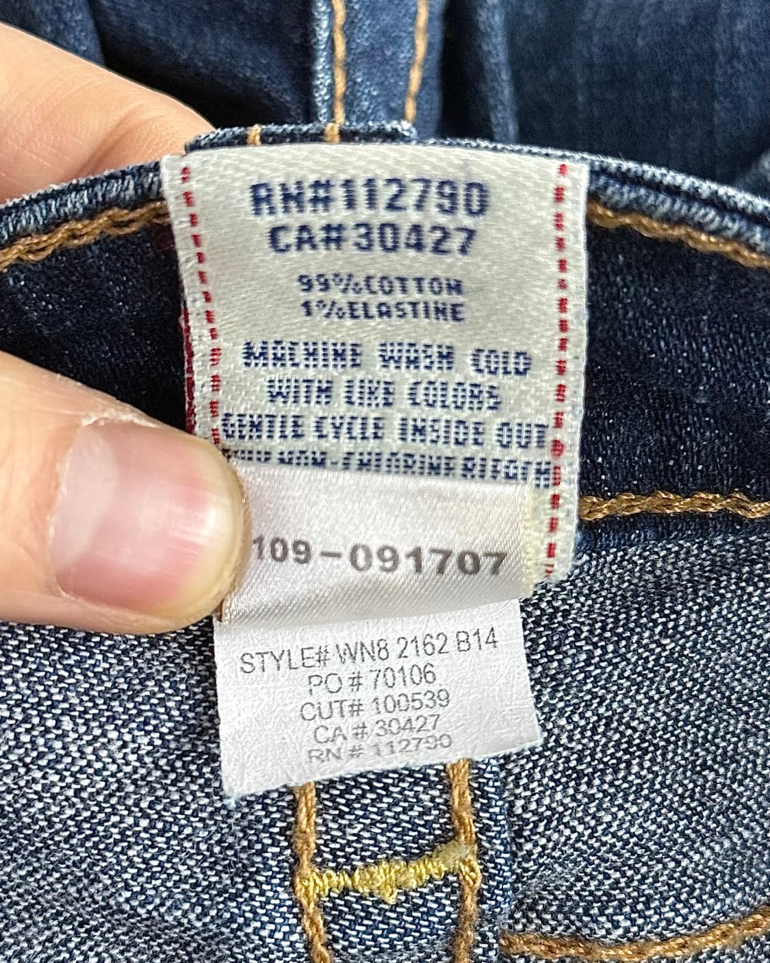 트루릴리젼 JOHNNY 스키니 슬림핏 팬츠 바지 25 갸루 로리 펑크 상품이미지5