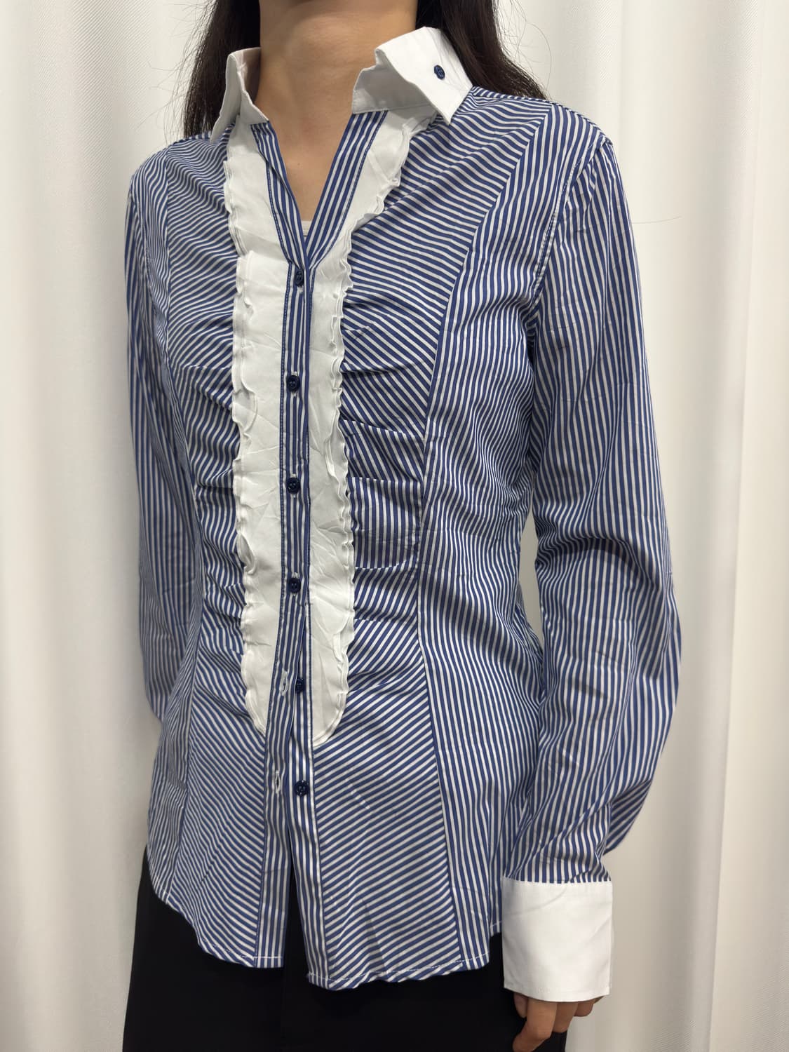 nara camicie frill design shirt 상품이미지2