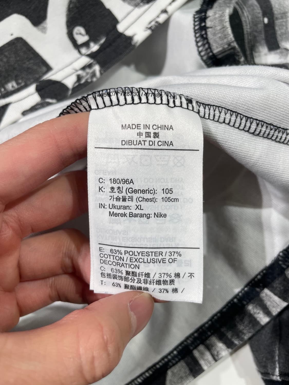 나이키 acg 블랙 글레이셔 크루넥 롱 슬리브 상품이미지8