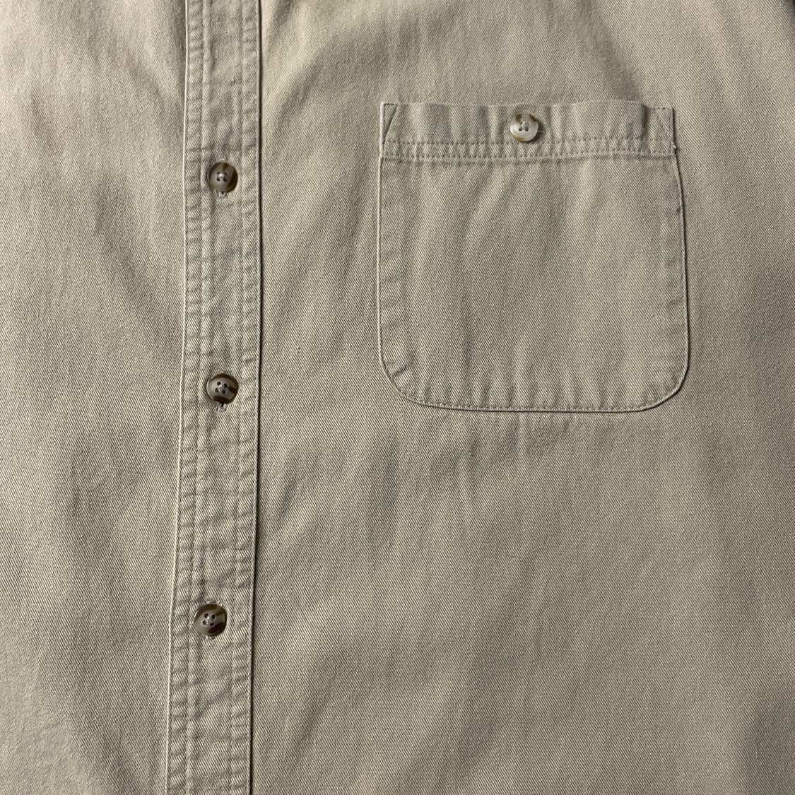 TRULY 빈티지 베이지 코튼 셔츠 A00473 상품이미지3