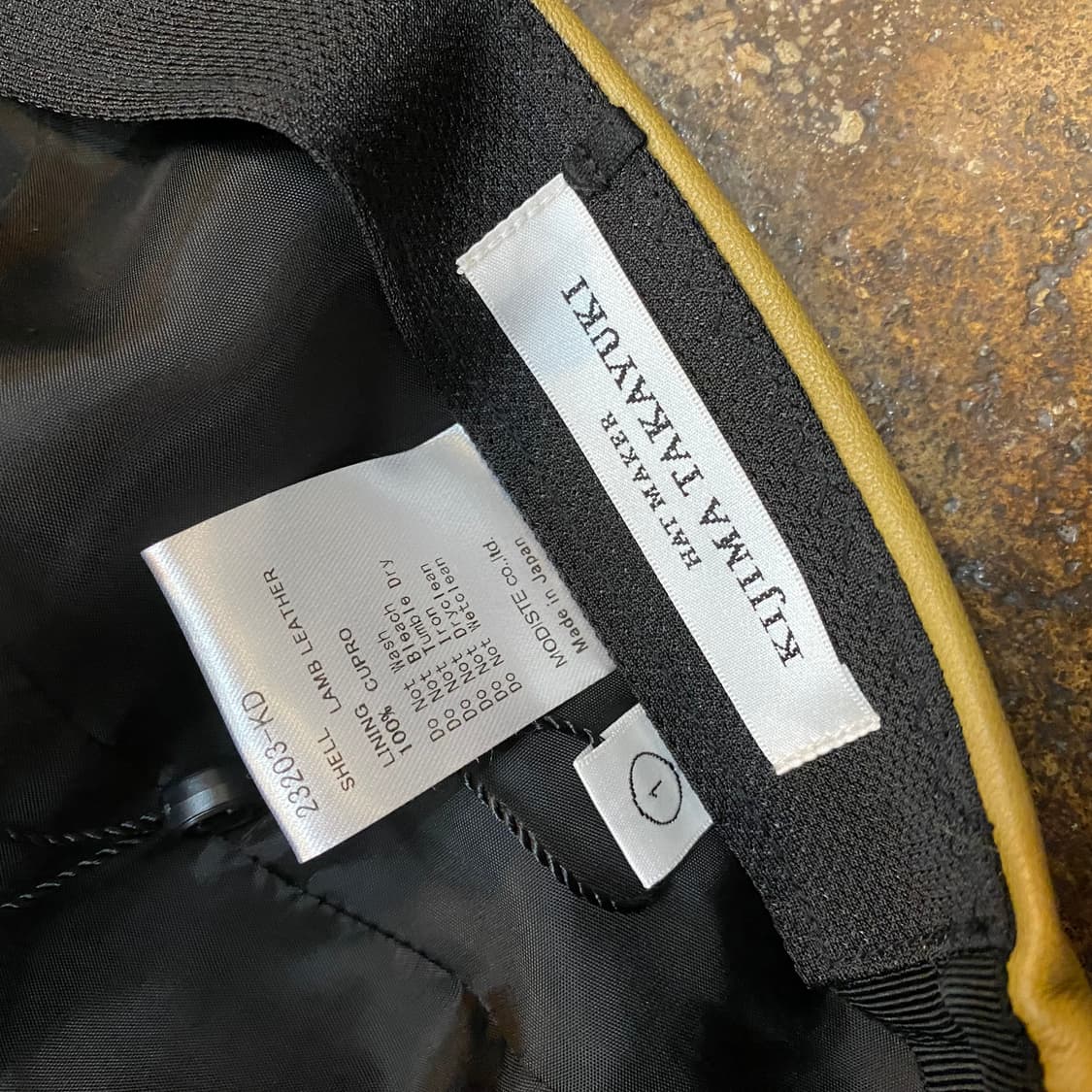 키지마타카유키 양가죽 캡 상품이미지8