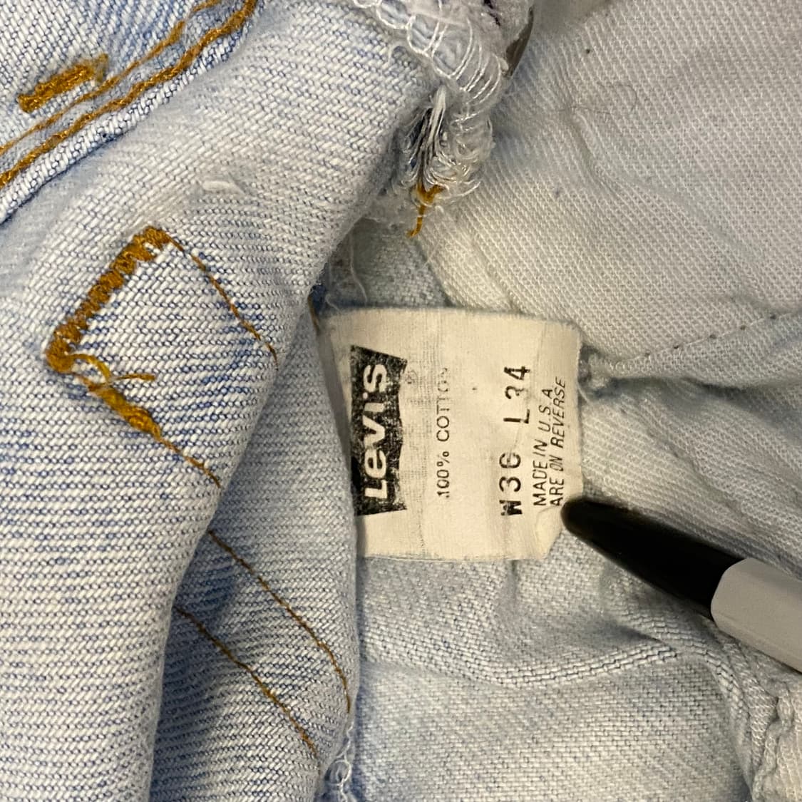 USA 빈티지 리바이스 청바지 상품이미지3