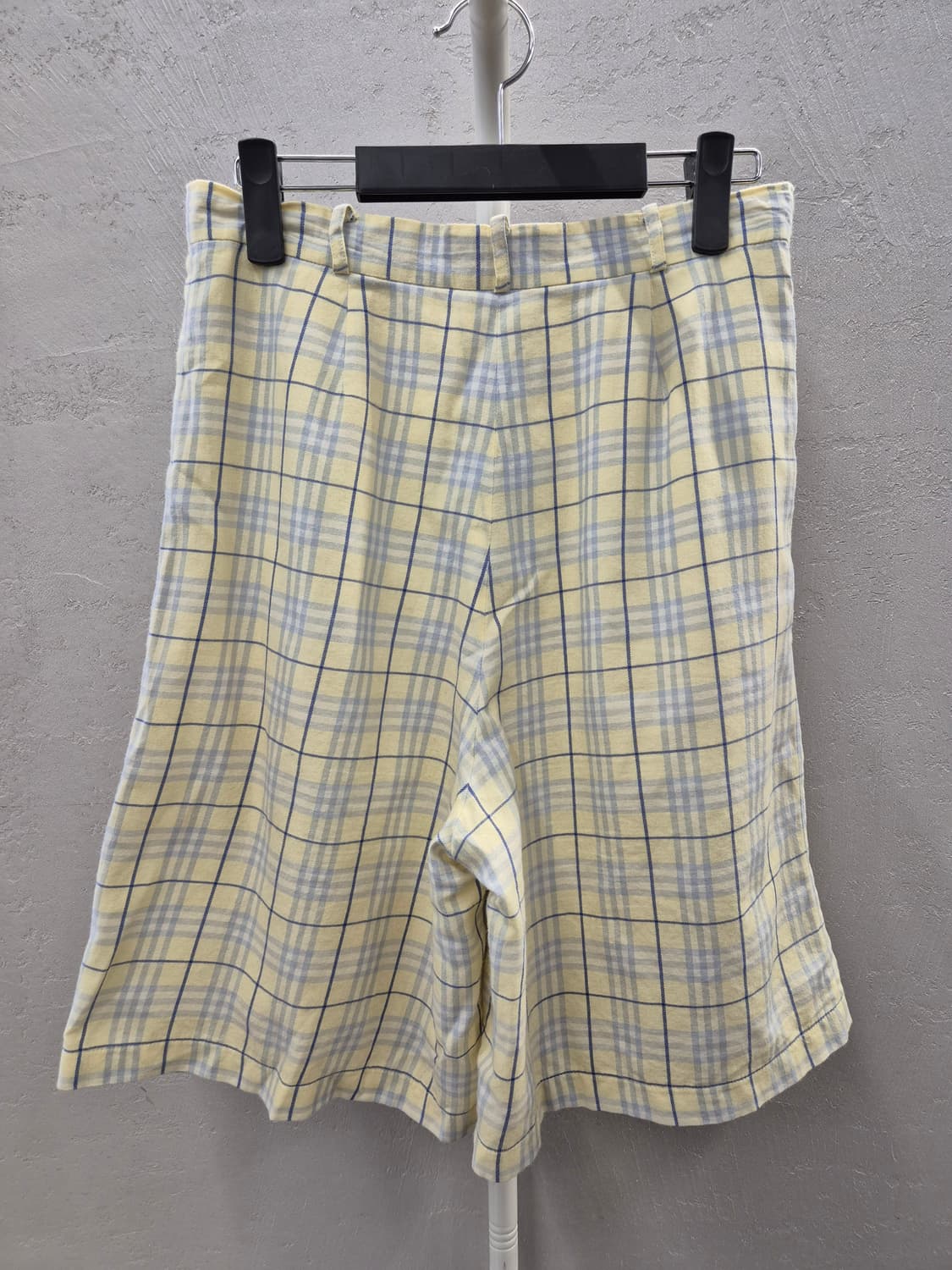버버리 버뮤다 체크노랑 반바지 W21  상품이미지3
