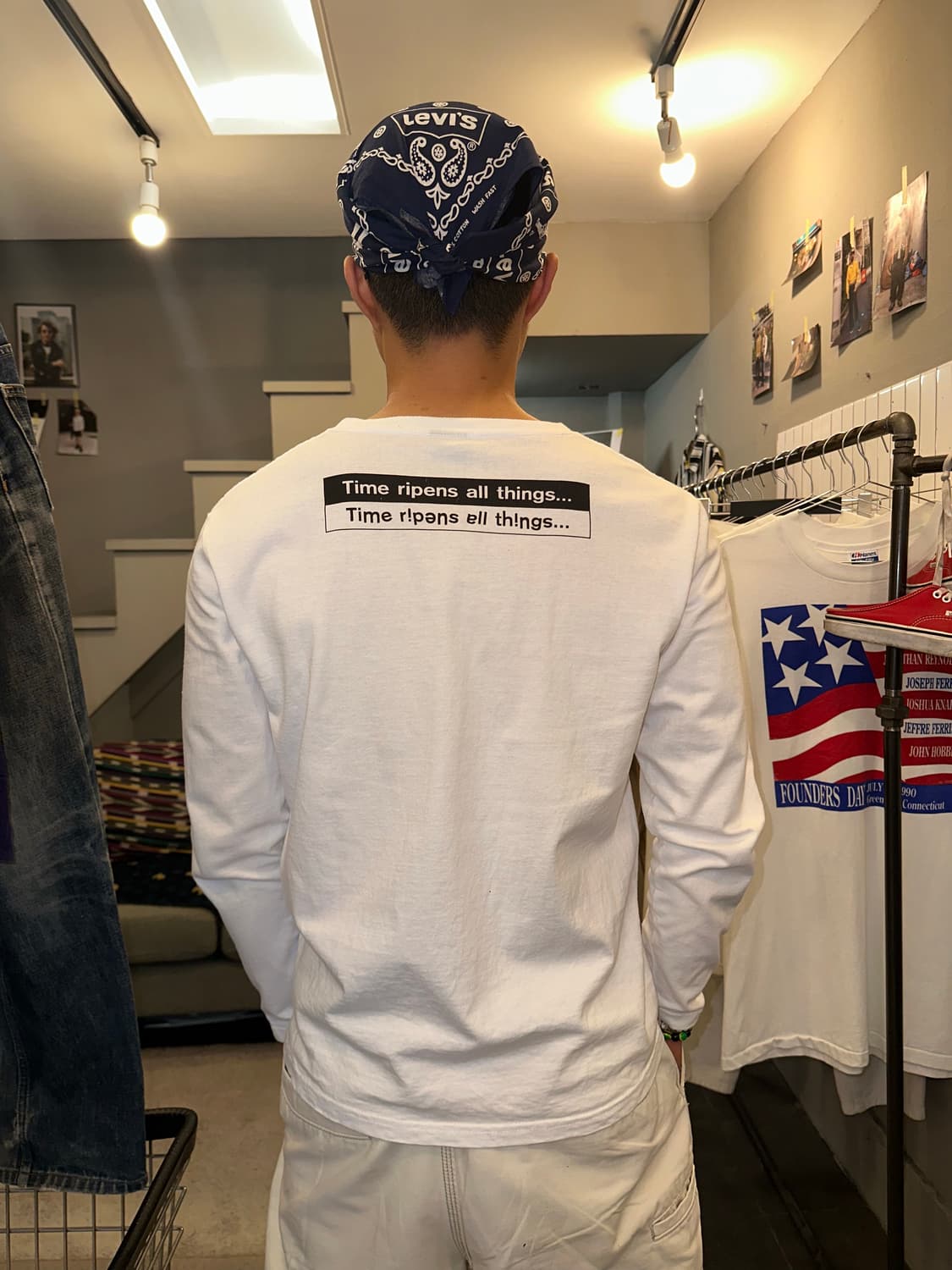 Trap/U Aliens letter detail sleeve 상품이미지7
