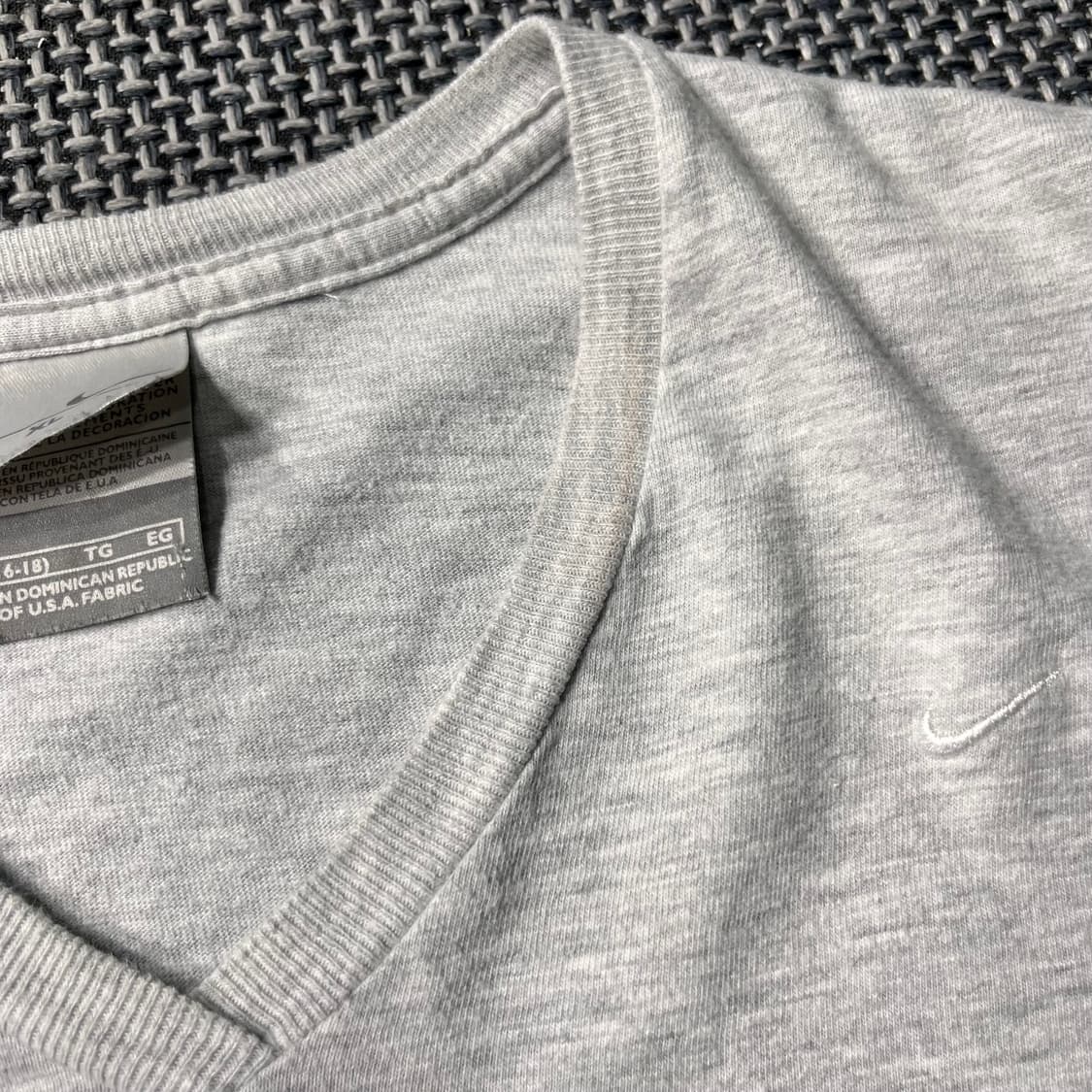 old-8744 나이키 그레이 반팔티(XL) 상품이미지6