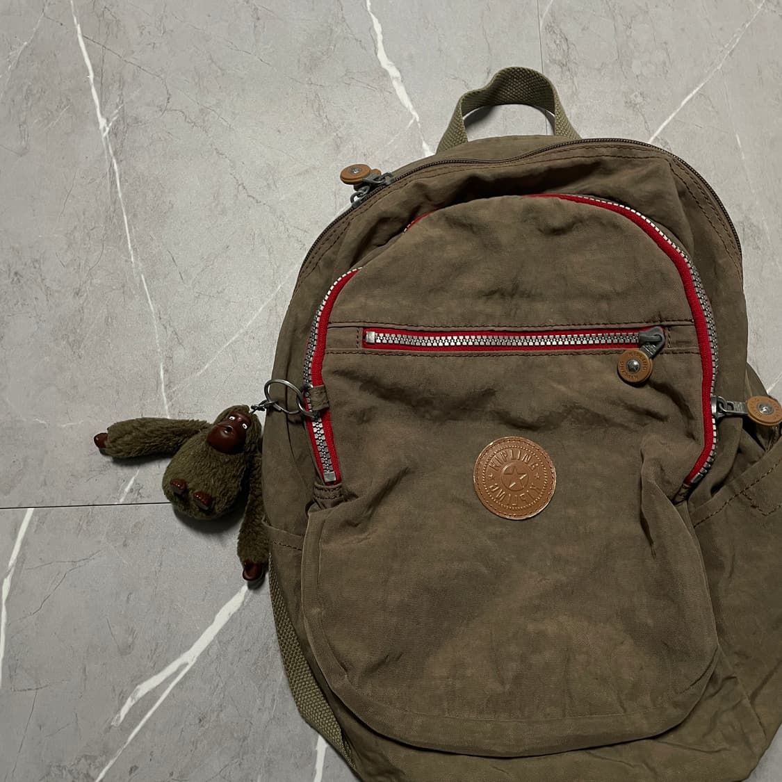 팔로워 특가 키플링 브라운 카키 고릴라 키링 미니 백팩 가방 상품이미지2