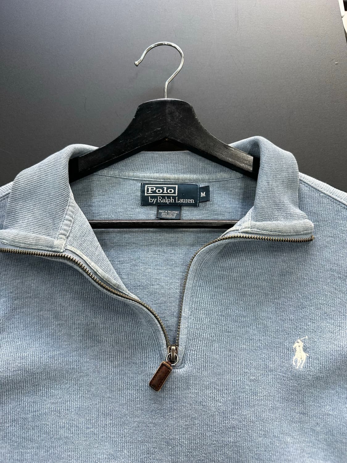 폴로랄프로렌 코튼 쿼터 지퍼 모크넥 스웨터 상품이미지5