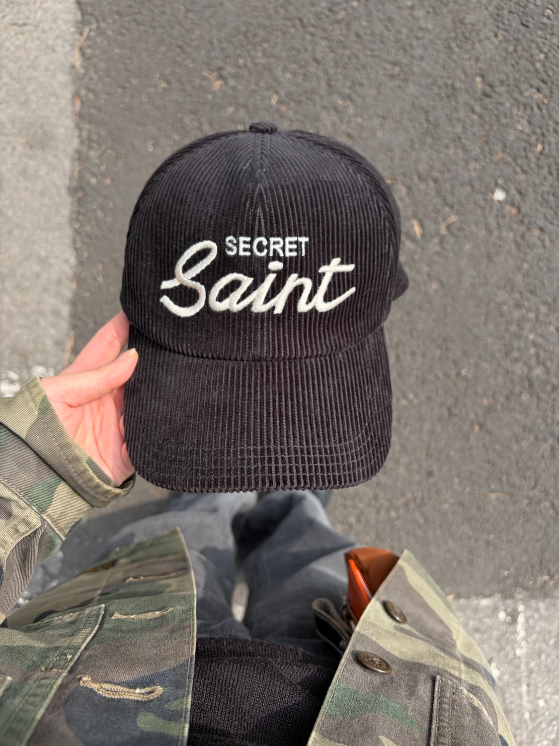 세인트미카엘 코듀로이 볼캡 상품이미지1