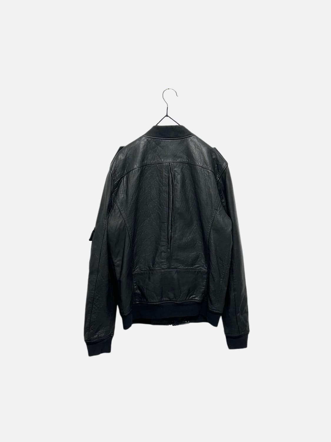 빈티지 양가죽 밀리터리 레더 봄버자켓 상품이미지9