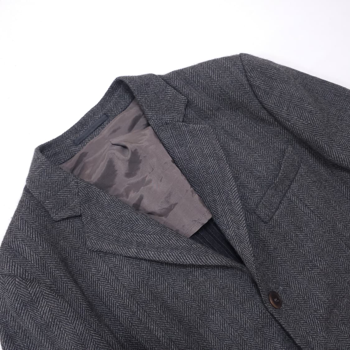 알마니 헤링본 울 자켓 상품이미지2