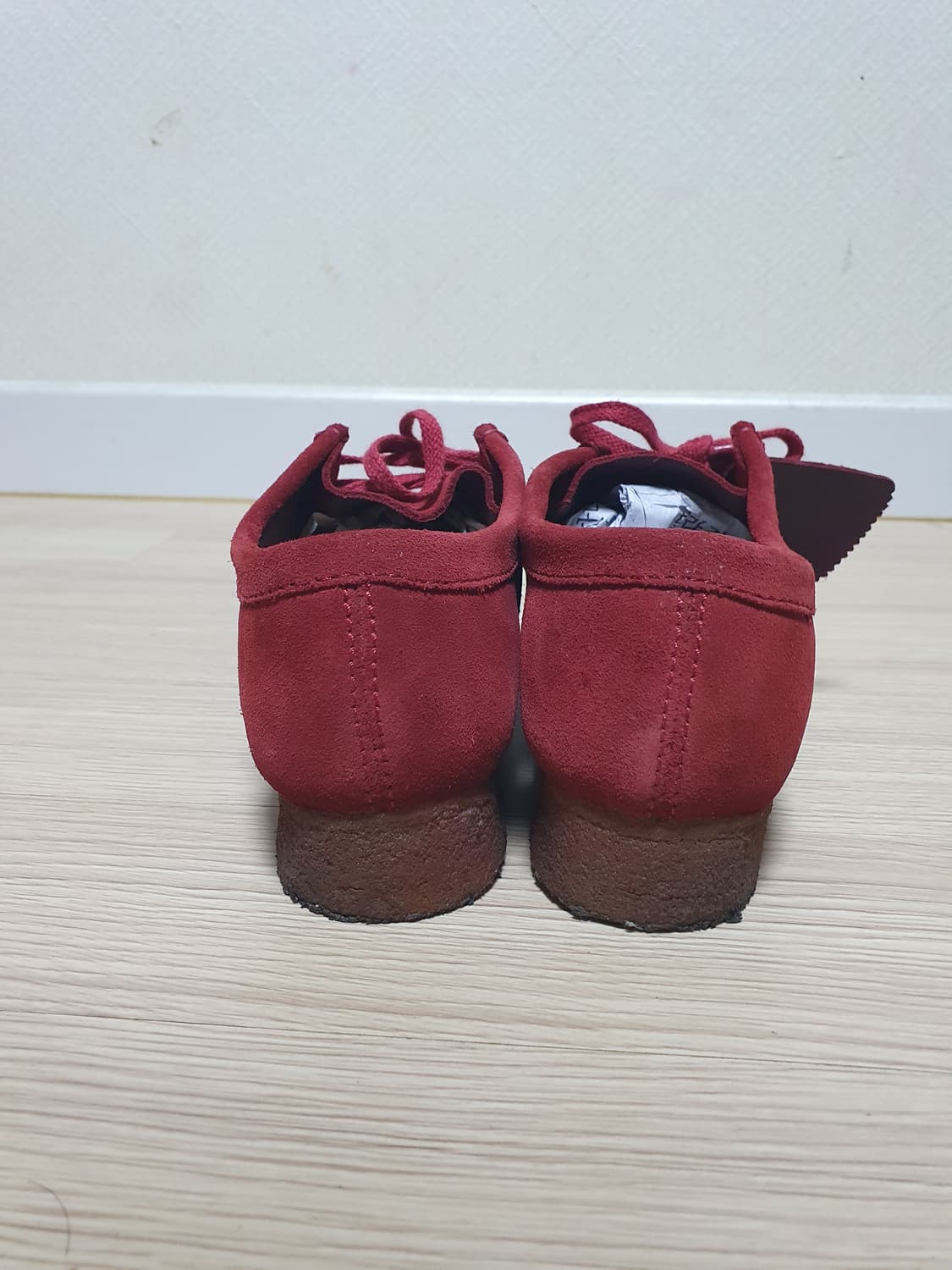 클락스 왈라비 메이플 스웨이드 레드 240 상품이미지5