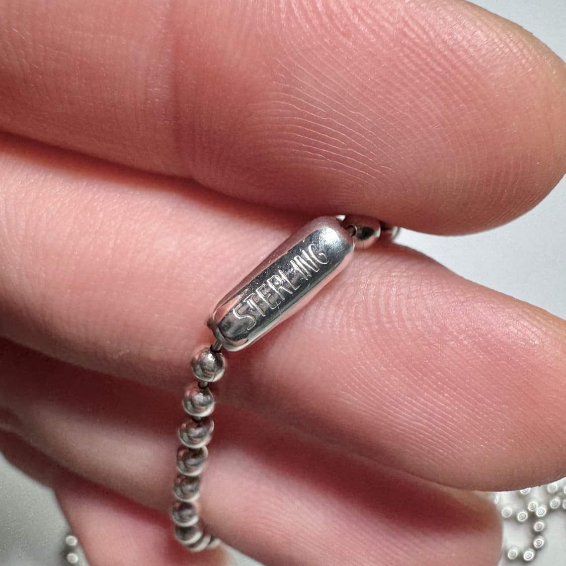 크롬하츠 타이니 크로스 펜던트 볼체인 상품이미지3