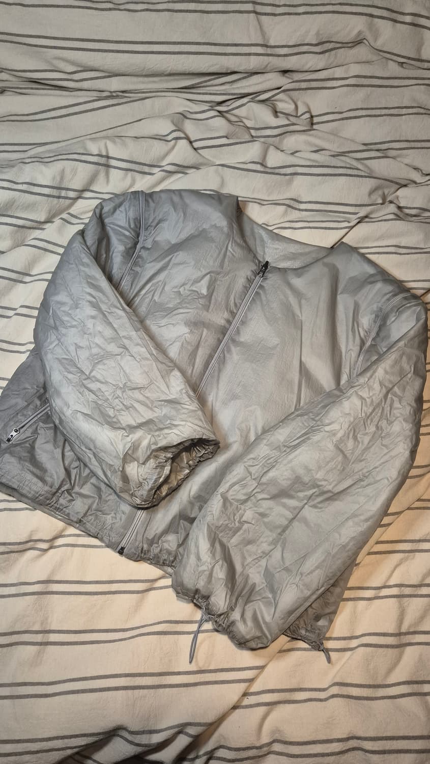 아모멘토 디태쳐블 슬리브 점퍼 그레이 판매 L 사이즈 상품이미지3