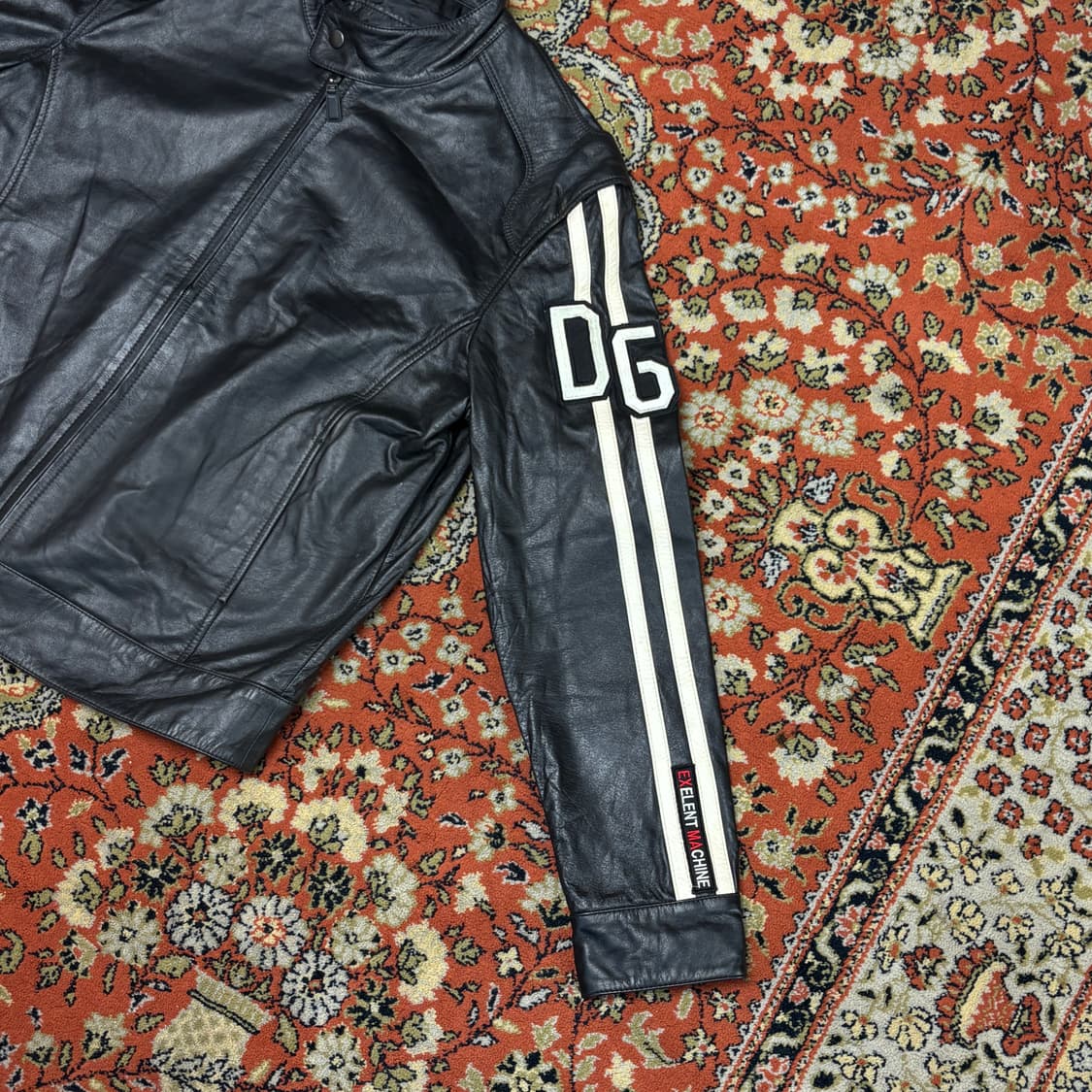 [52] 돌체앤가바나 빈티지 레이싱 라이더 자켓 상품이미지4