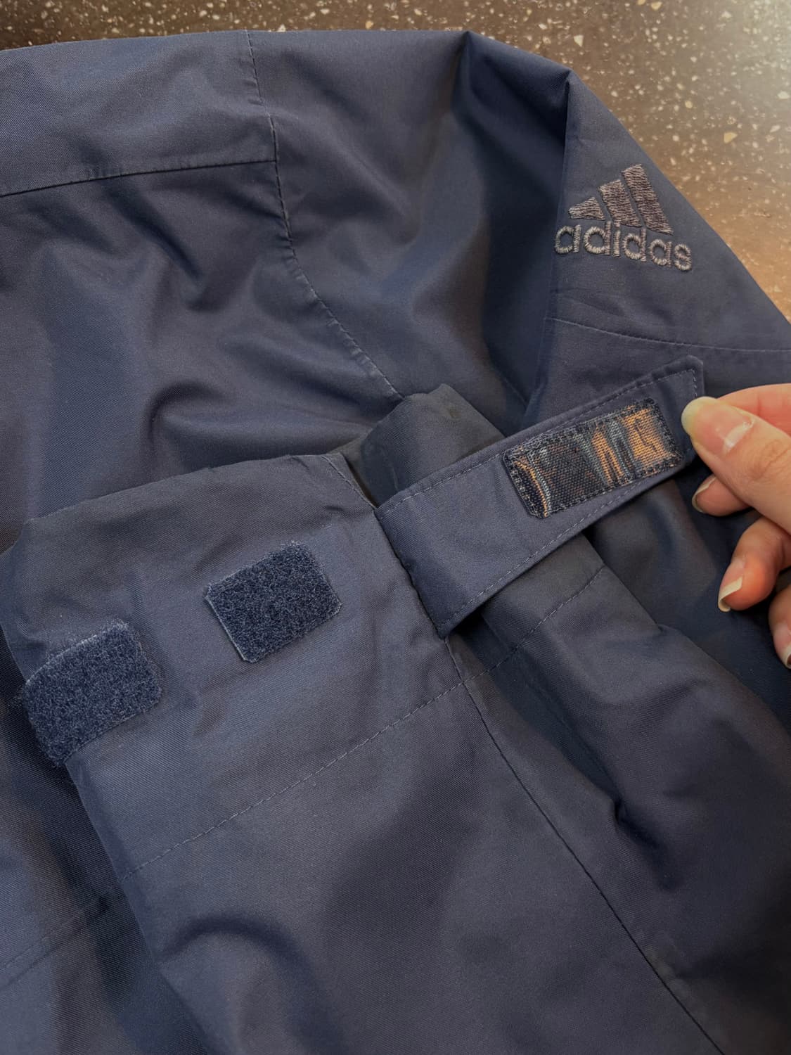 아디다스 climaproof 바람막이 자켓 다크네이비 상품이미지4