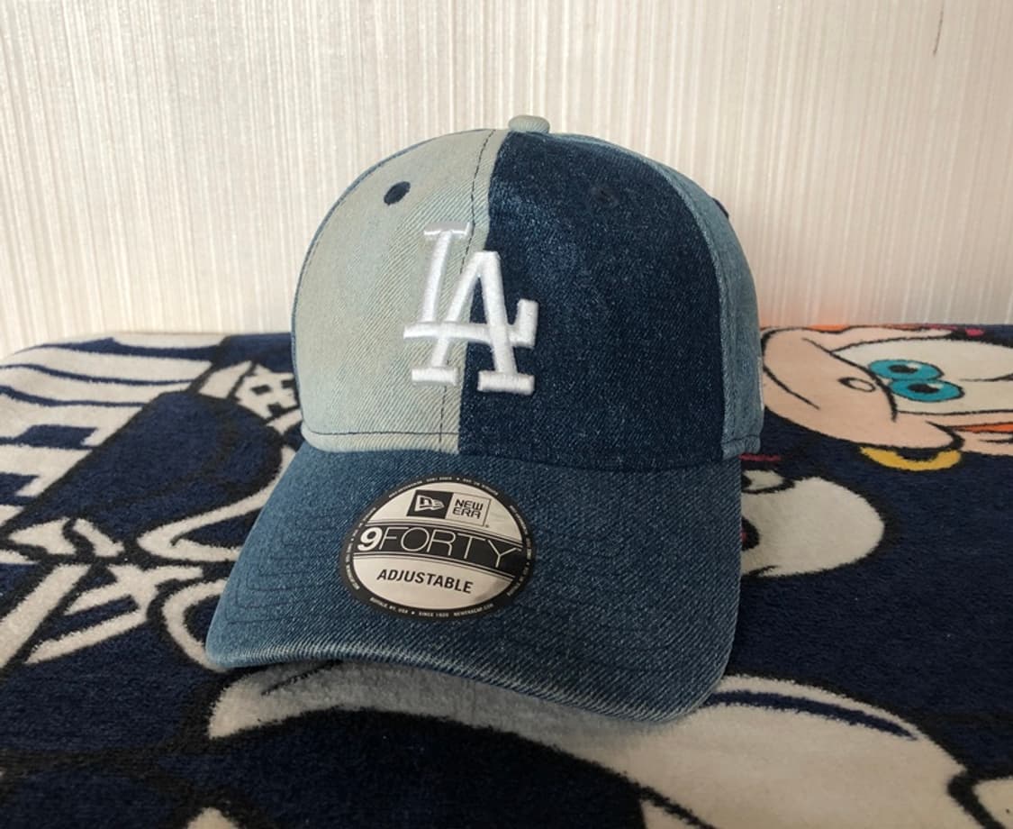 뉴에라X아이엠스튜디오 MLB LA다져스 투톤 데님볼캡 상품이미지1