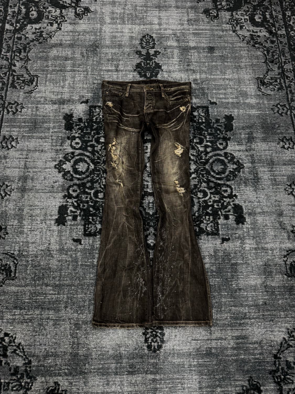 Fuga 00s archive lame coating whisker fl 상품이미지2