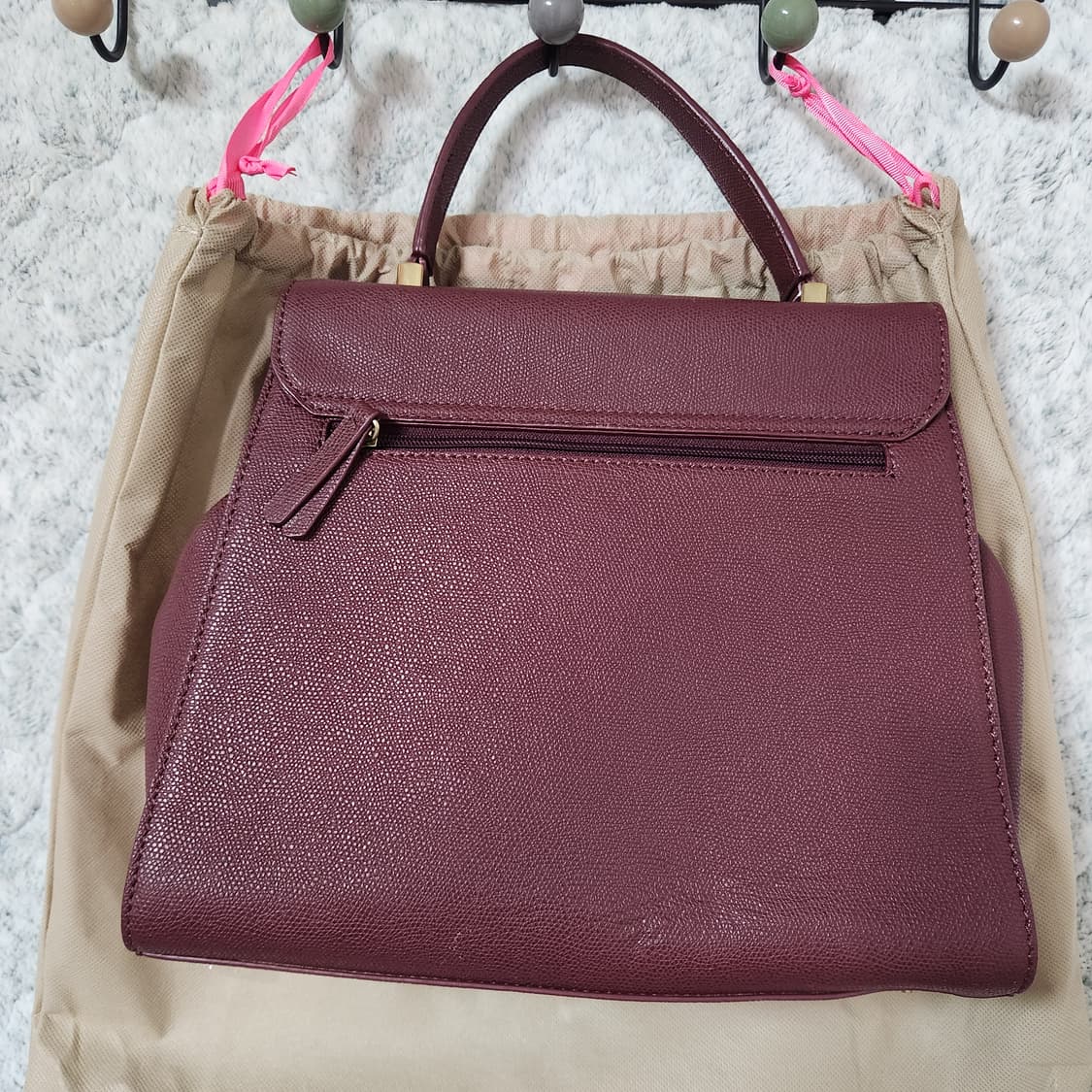 J463 Isaac Mizrahi 소가죽 토트백 가방
 상품이미지3