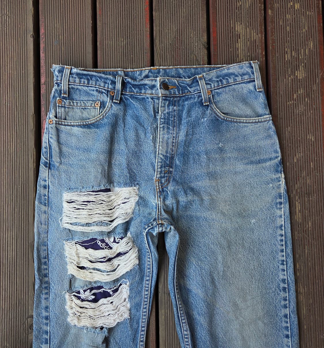 리바이스505×아디다스  커스텀 팬츠 상품이미지2