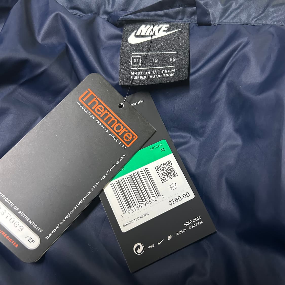 나이키 해외판 경량패딩 새상품 110 xxl 상품이미지3