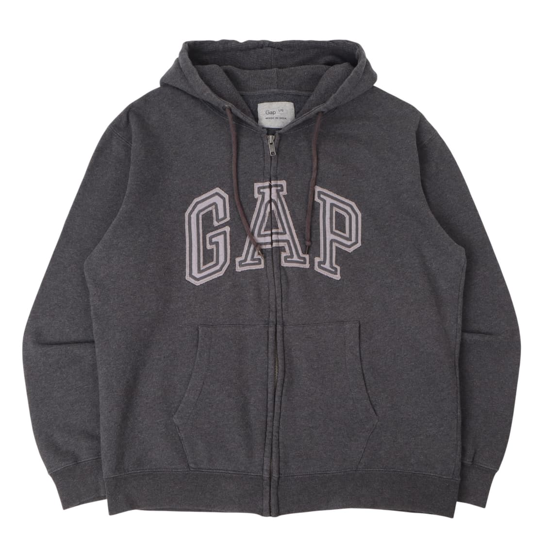 갭 챠콜 그레이 후드집업 상품이미지1