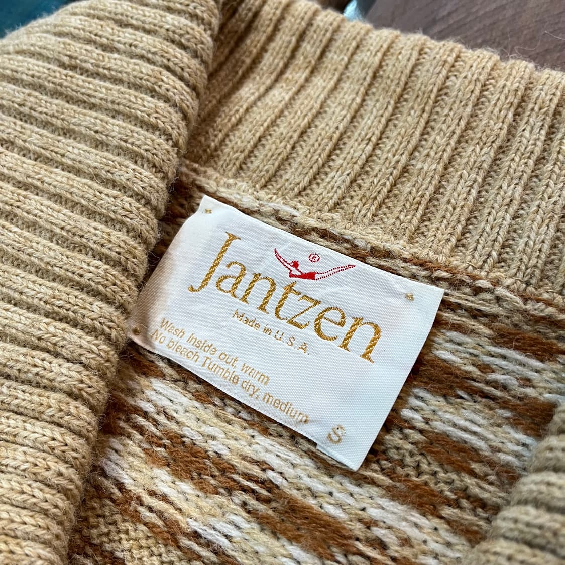 7~80s Jantzen US 빈티지 니트 가디건 상품이미지5