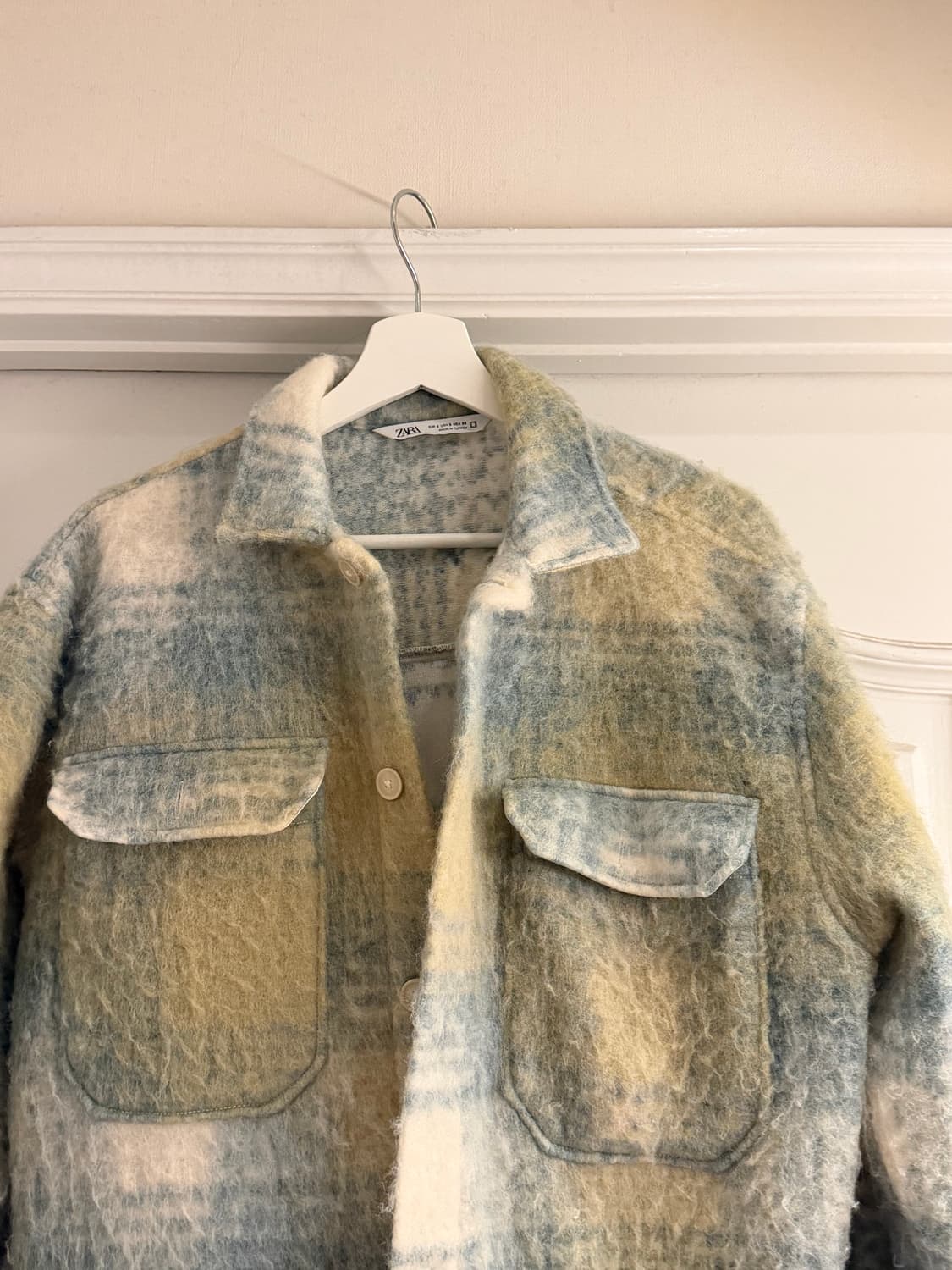 자라 맨 울 셔츠 자켓 상품이미지2