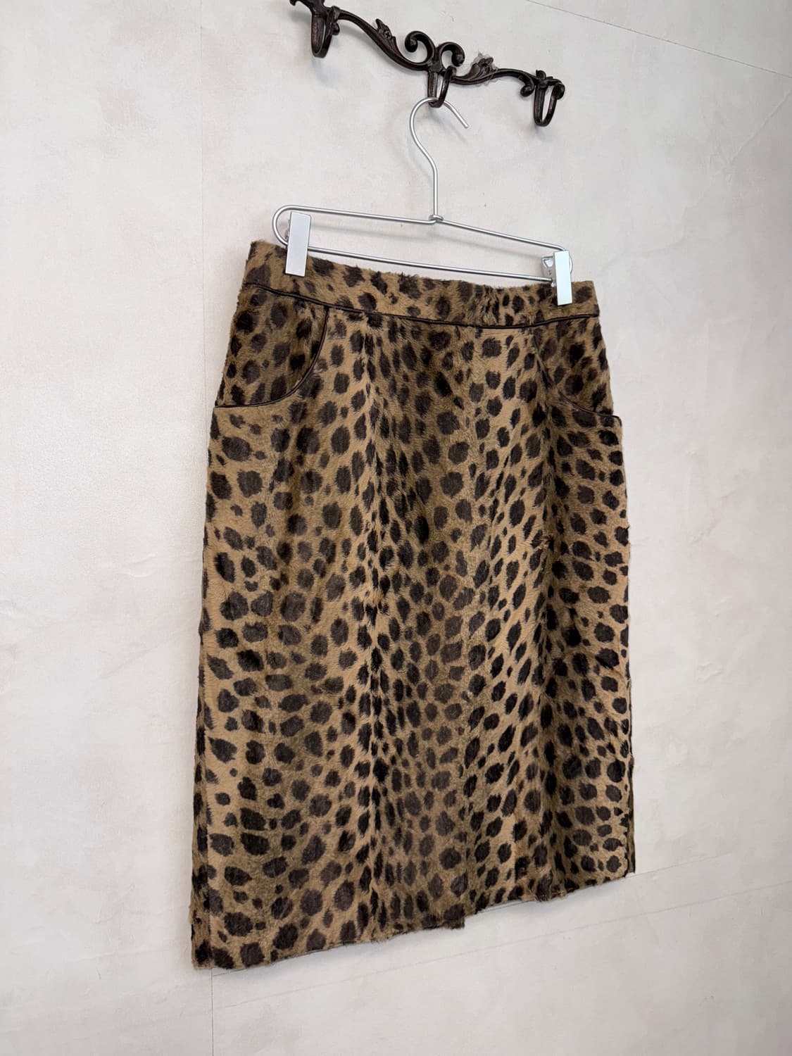 Brown leopard fur jk/sk setup 상품이미지9