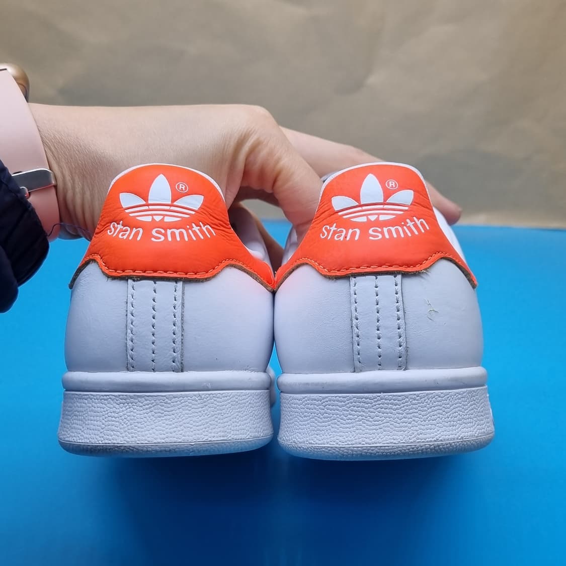 아디다스 스탠스미스 오렌지 여성스니커즈235  상품이미지4