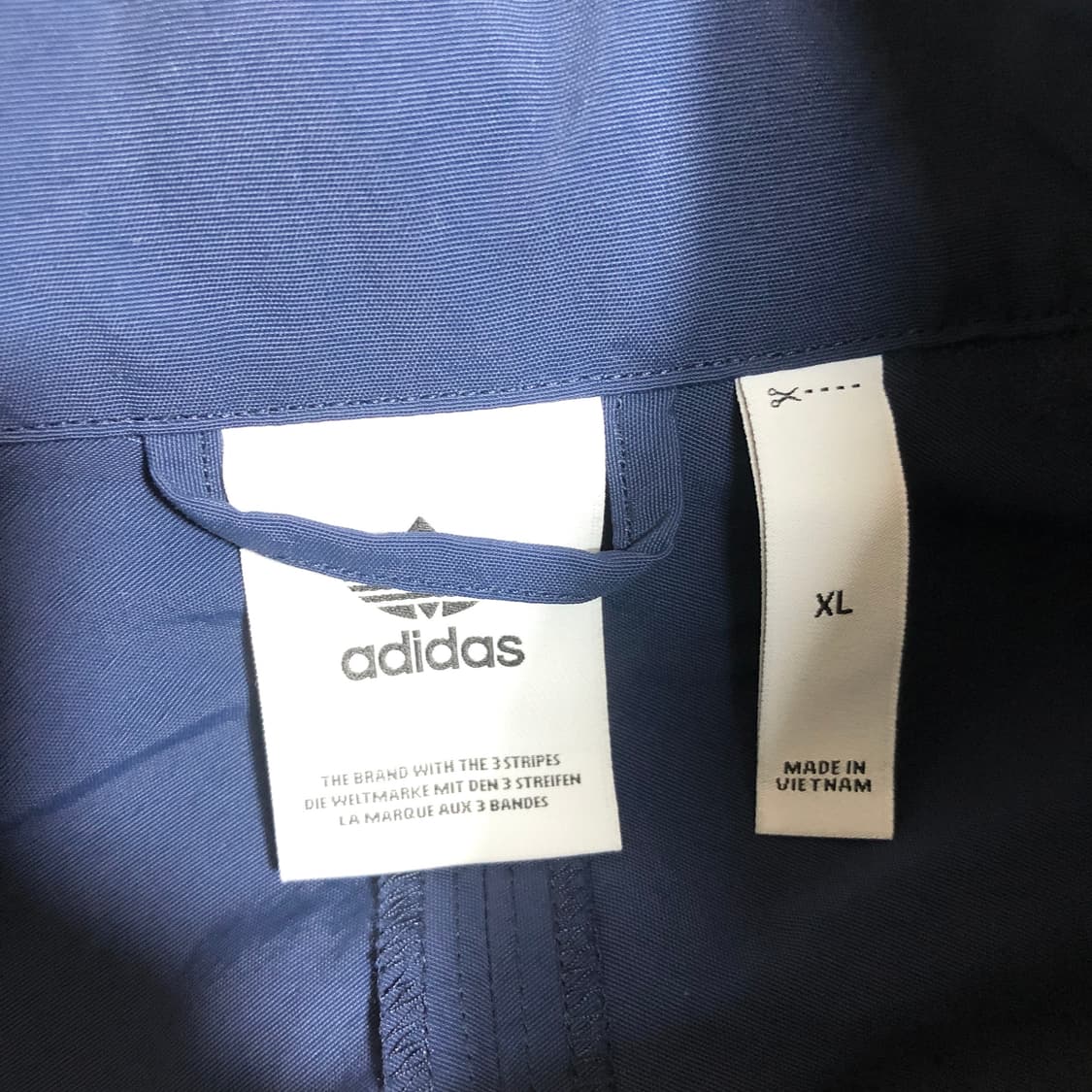 아디다스 컬러블록 웜업 바람막이 XL 상품이미지2