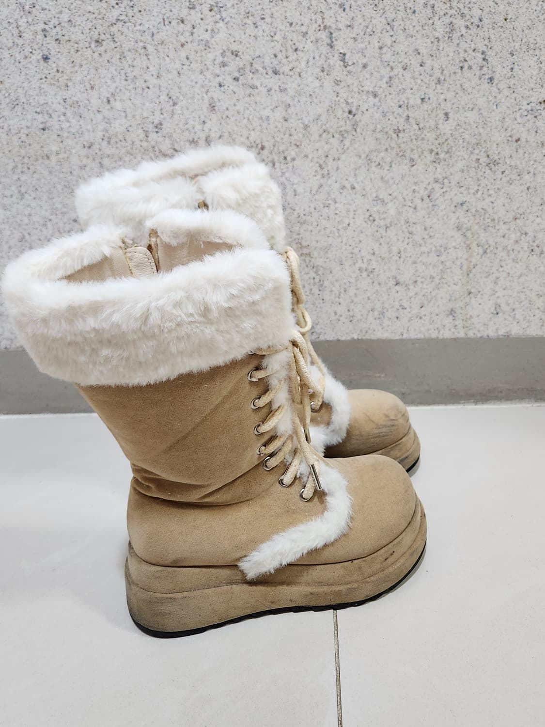 루루서울 윈터 엔젤 퍼 부츠 230 상품이미지7