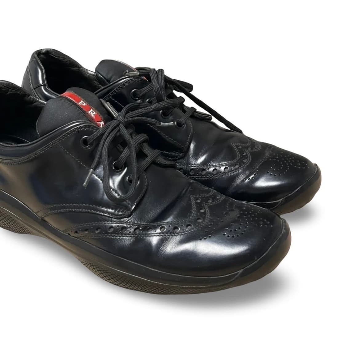 프라다 스포츠 윙팁 레더 슈즈 상품이미지6