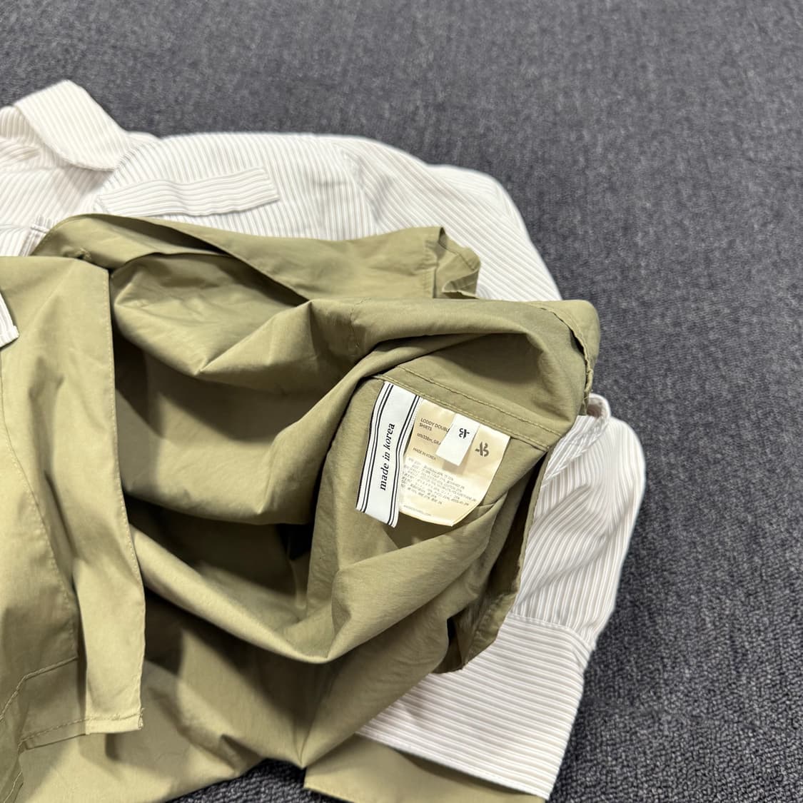 앤더슨벨 로디 더블 레이어드 셔츠 상품이미지10