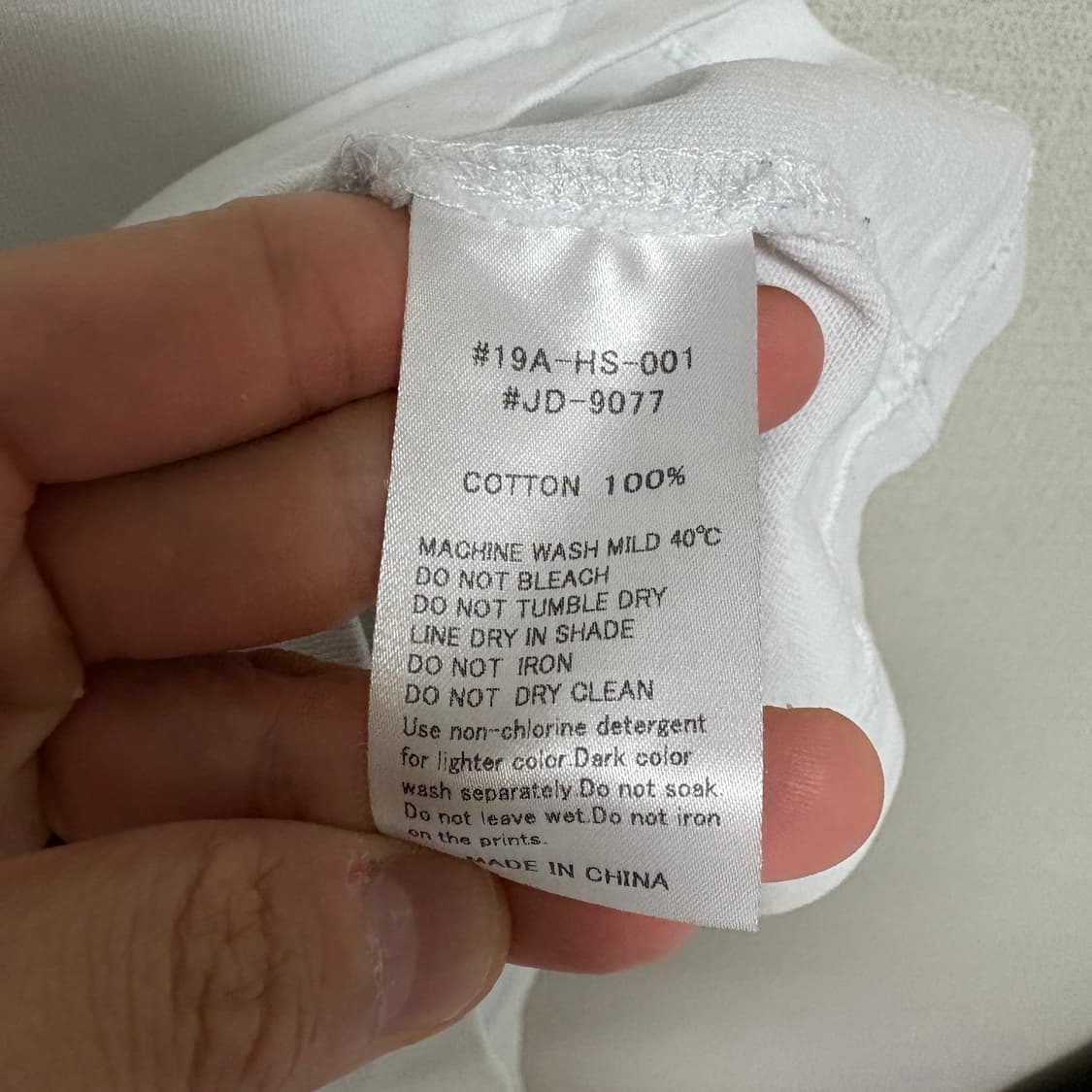 단톤 로고 패치 포켓 롱슬리브 / 화이트, 38 상품이미지8