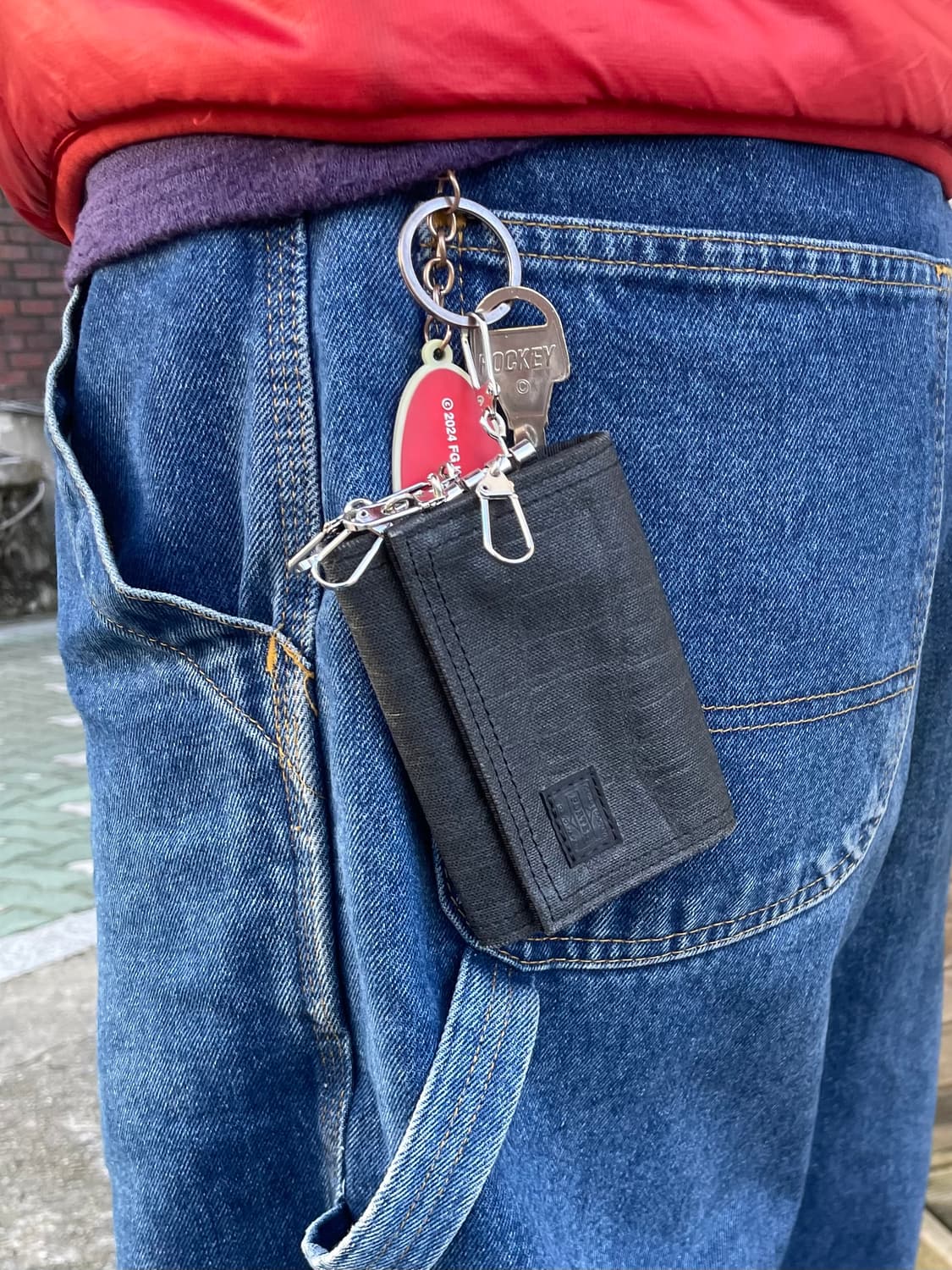 요시다 포터 키 케이스 다크 그레이 상품이미지1