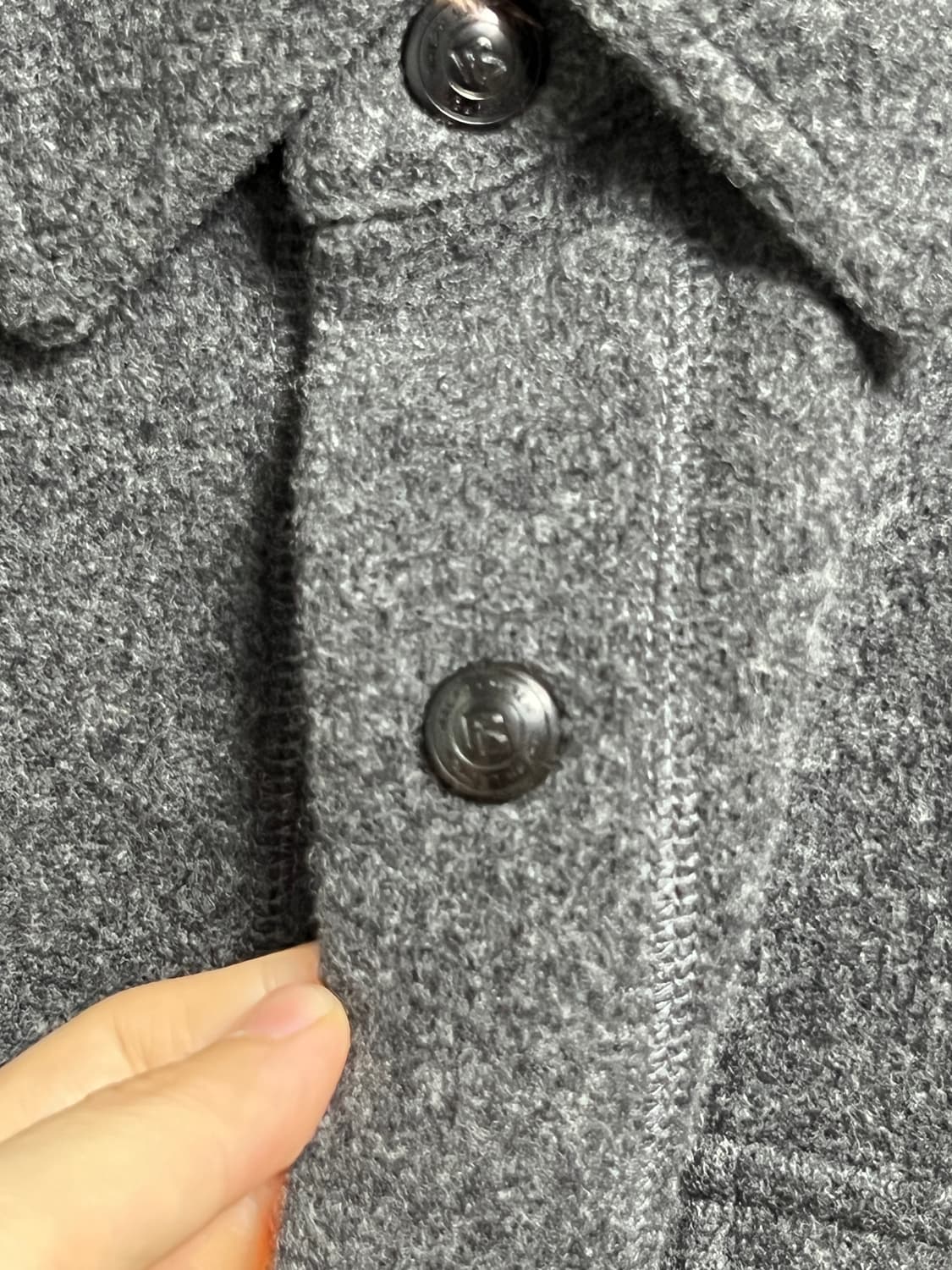 랄프로렌 퍼플라벨 울캐시 스웨이드트림 셔츠자켓 상품이미지6