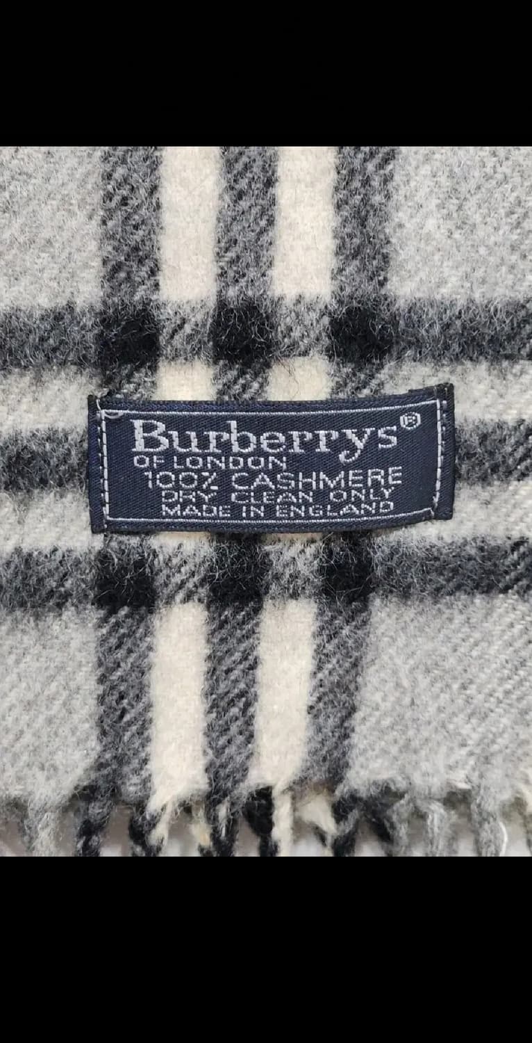 (정품) 버버리 캐시미어 머플러 체크 목도리 영국판  상품이미지3
