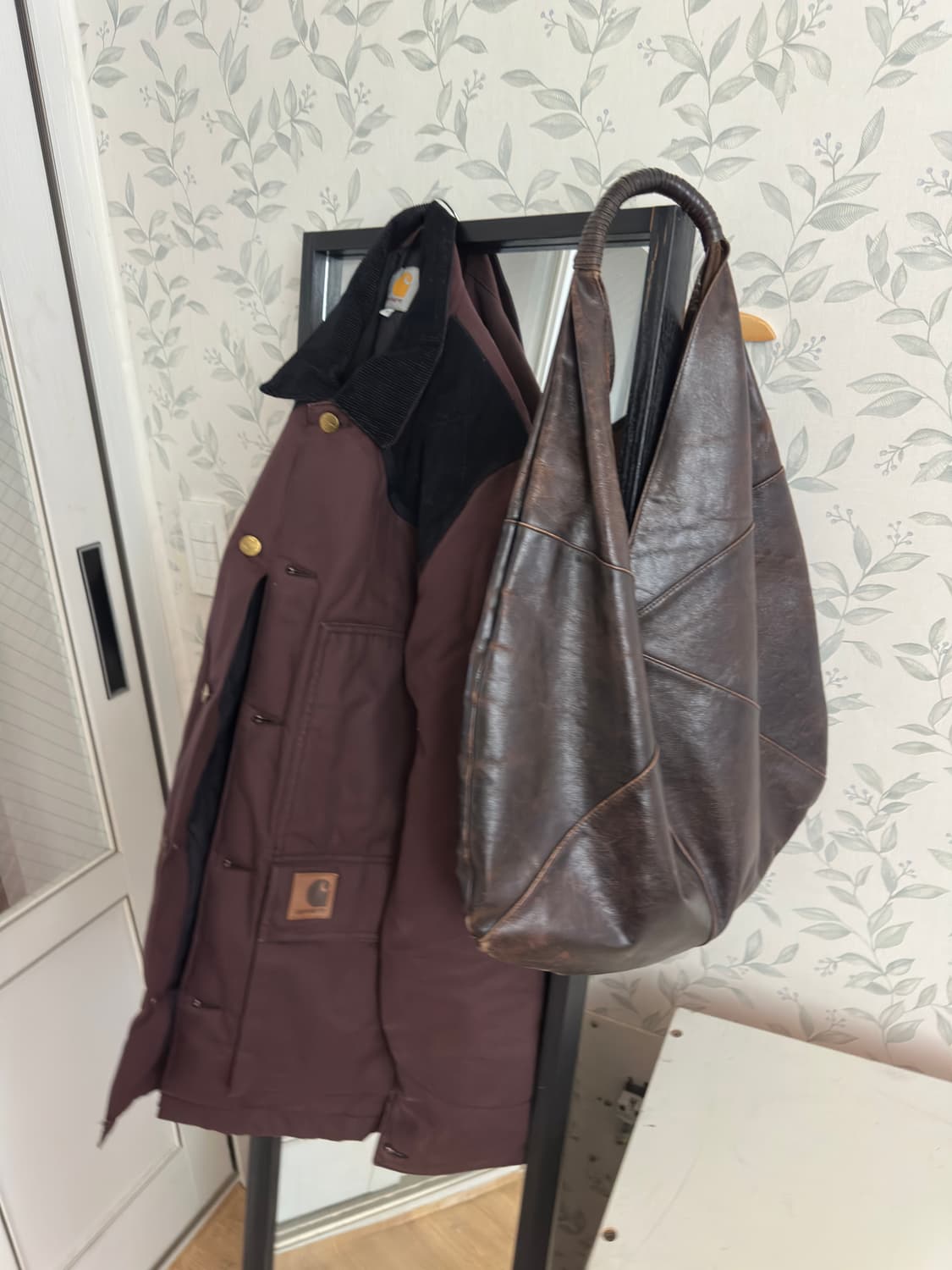 칼하트 쉘터 코트 M 버건디(95-100) 상품이미지1