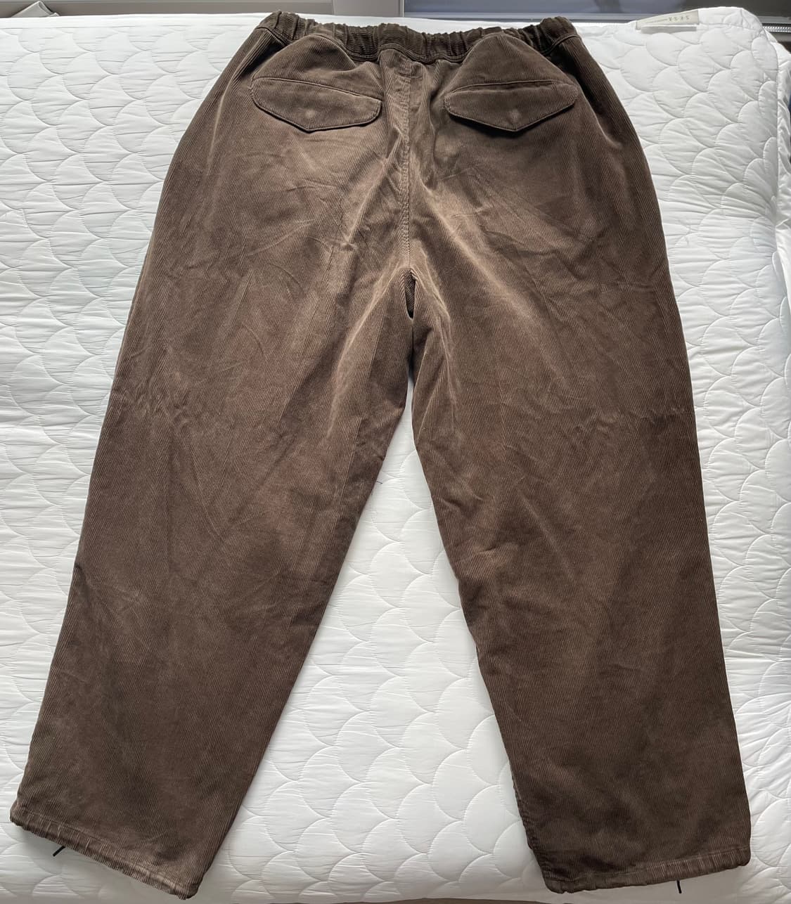 모이프 wide service pants brown corduroy 상품이미지2