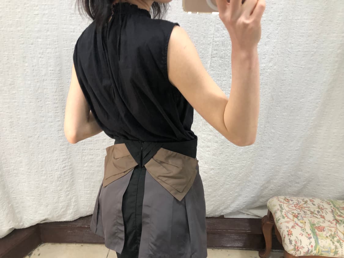 black summer blouse 상품이미지3