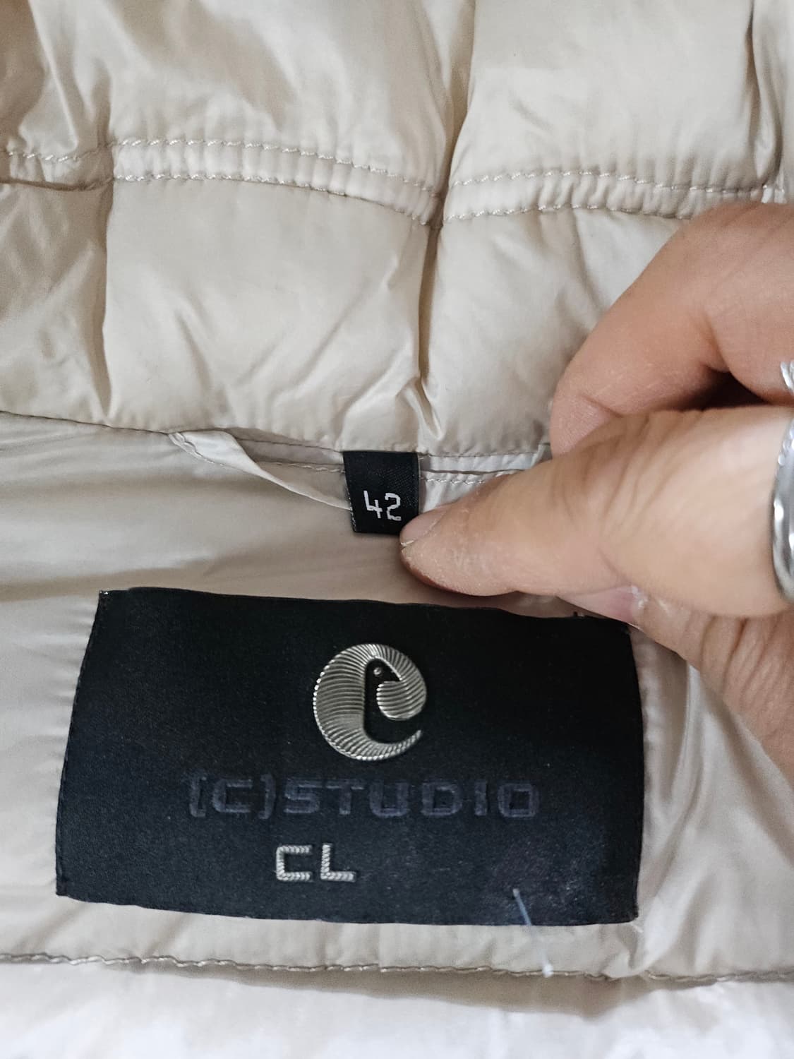 cinellistudio 씨 스튜디오 구스 패딩 아이보리  85 상품이미지6